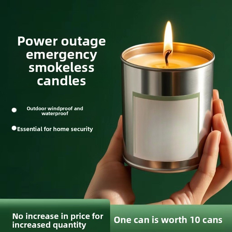 Outdoor Power Supply - Emergency Disaster‑Prevention Candles Smokeless Odorless Waterproof
