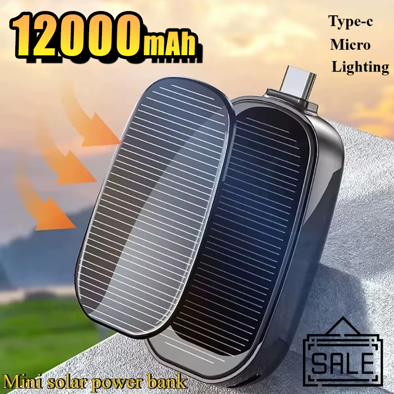 Outdoor Usb Power Bank - Emergency Solar Mini Portable Power Bank