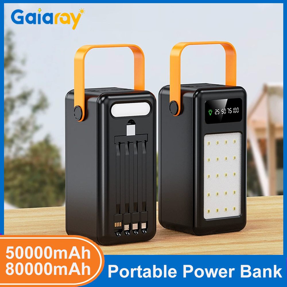 Outdoor Powerbank - 50000mAh 80000mAh Portable Power Bank Fast