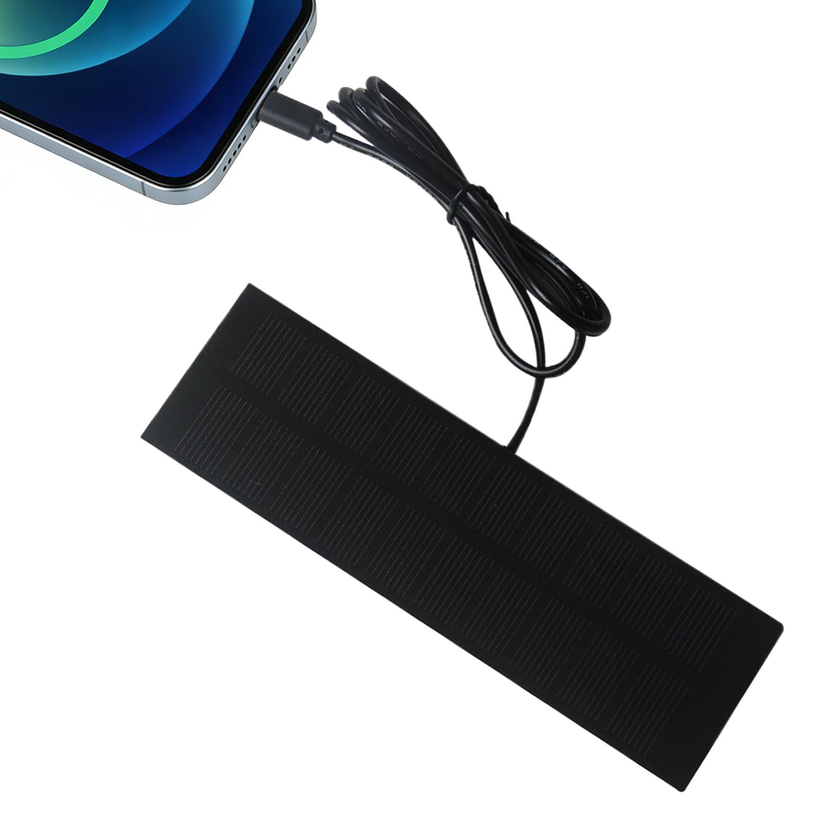 Outdoor Usb Power Bank - 5V 3.7-5W Portable Solar Panel USB