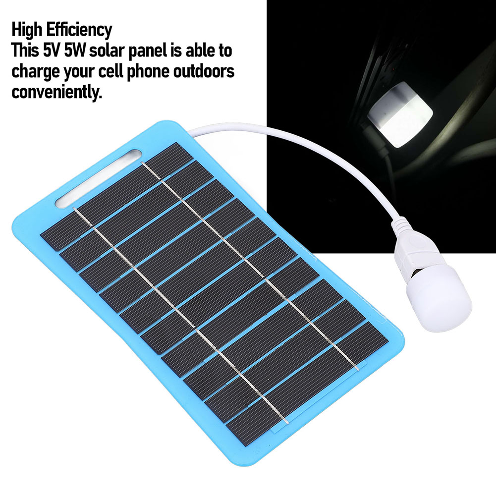 Outdoor Usb Power Bank - Polycrystalline Silicon Solar Panels 5W5V USB