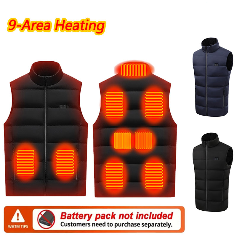 Outdoor Powerbank - 9 Area Heating Vest Men Women