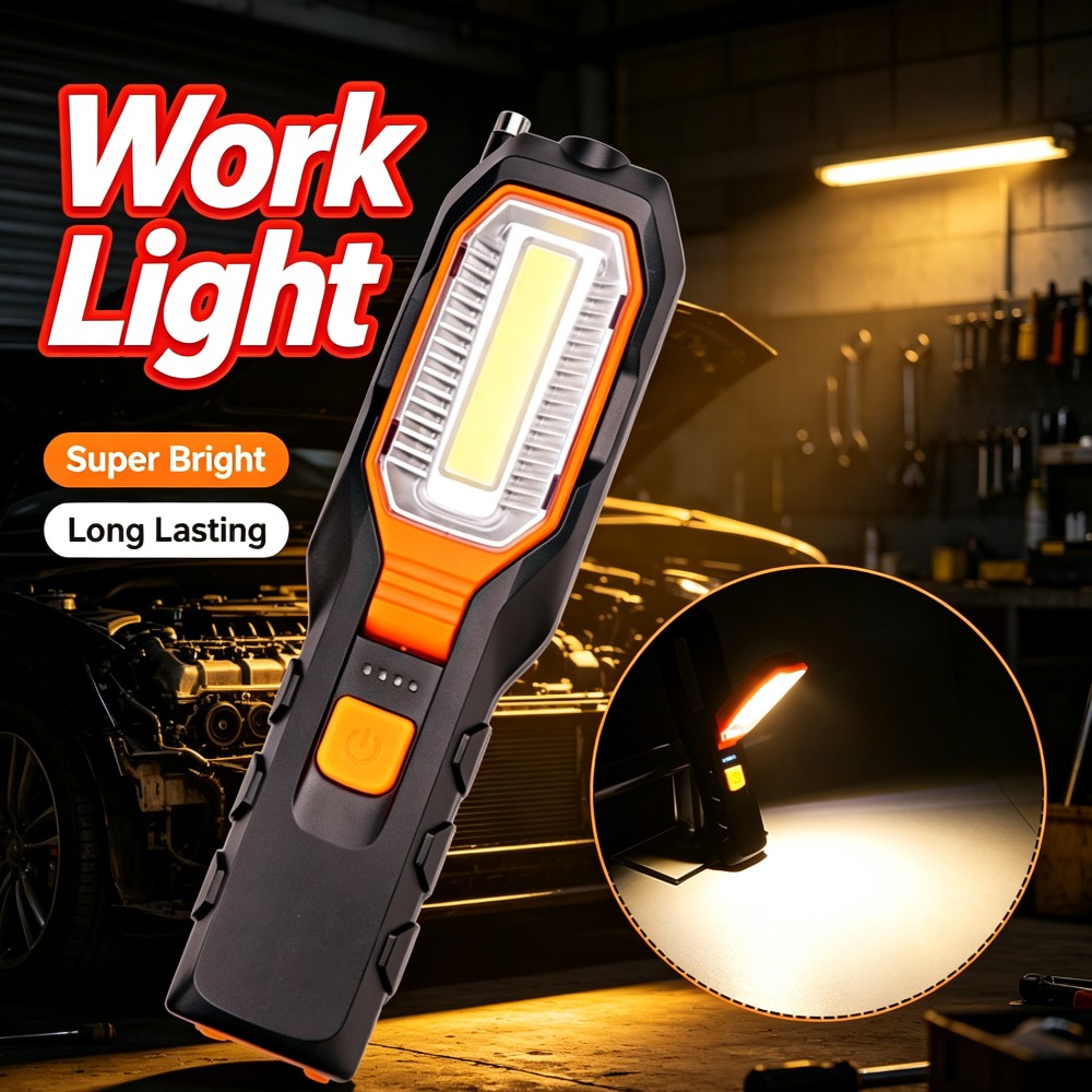 Outdoor Usb Power Bank - New LED Work Light Built‑in Battery