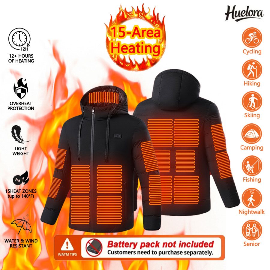 Outdoor Powerbank - Huelora 11 Area Heated Jacket Men