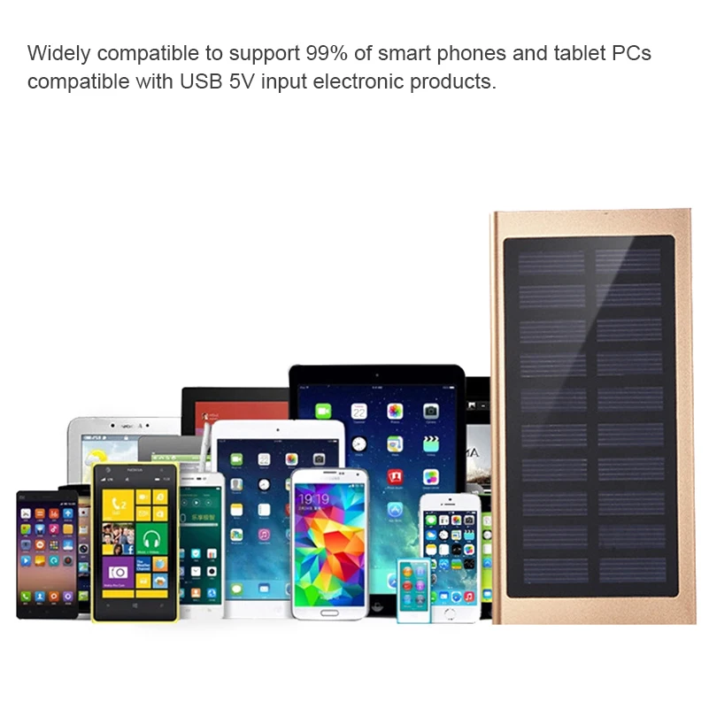 20000mAh Solar Power Bank LED  - Outdoor Usb Power Bank ulasan dan harga