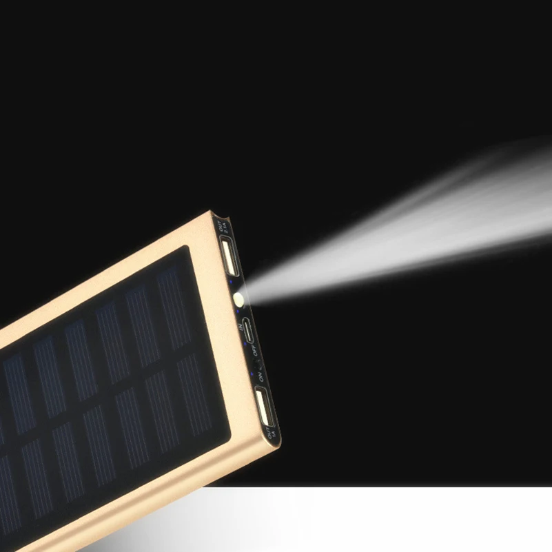 20000mAh Solar Power Bank LED  - Outdoor Usb Power Bank ulasan dan harga