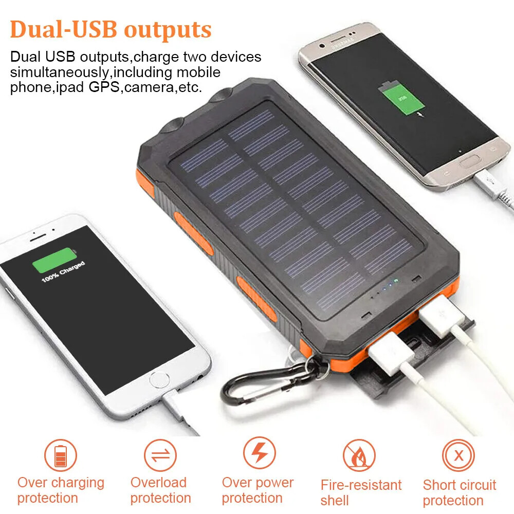 Solar Power Bank 200000mAh Wat - Xiaomi Outdoor Power Supply ulasan dan harga