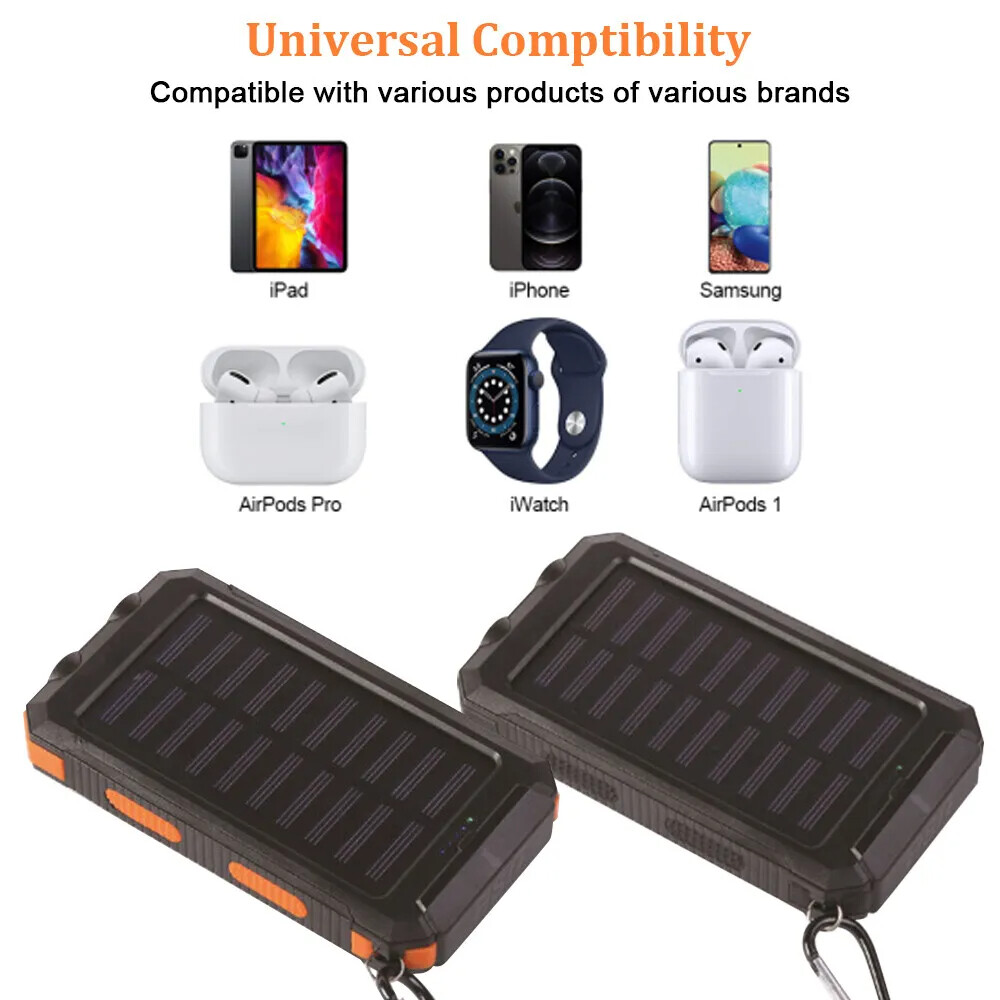 Solar Power Bank 200000mAh Wat - Xiaomi Outdoor Power Supply ulasan dan harga