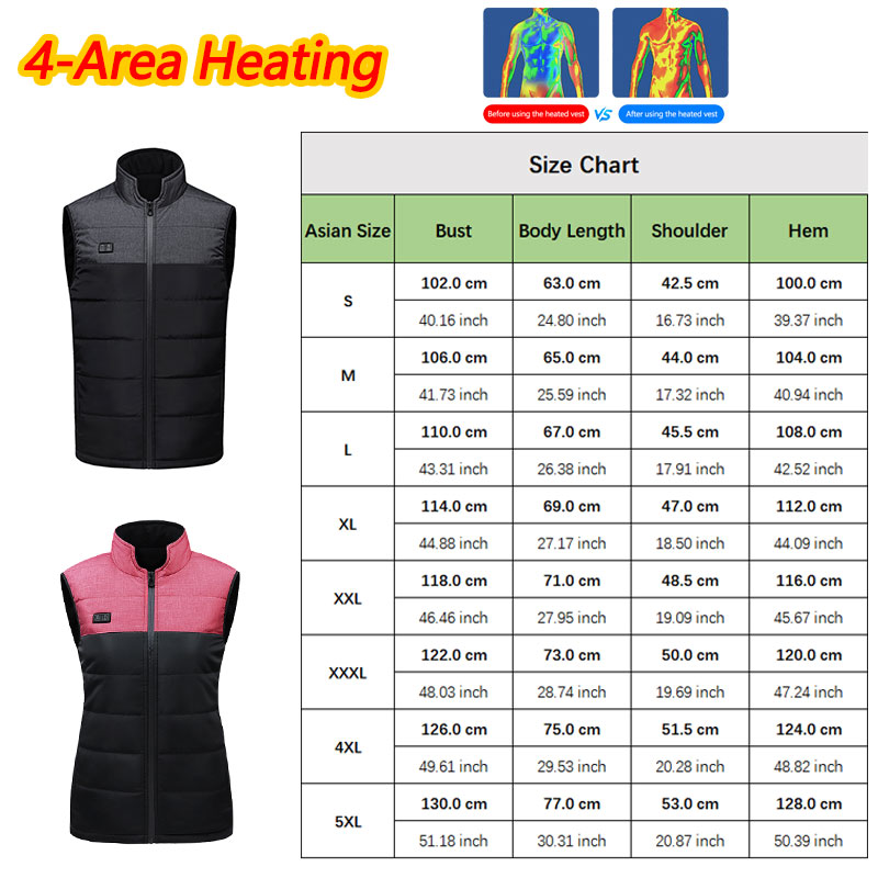 Winter 4 Area Heated Unisex Th - Outdoor Powerbank ulasan dan harga
