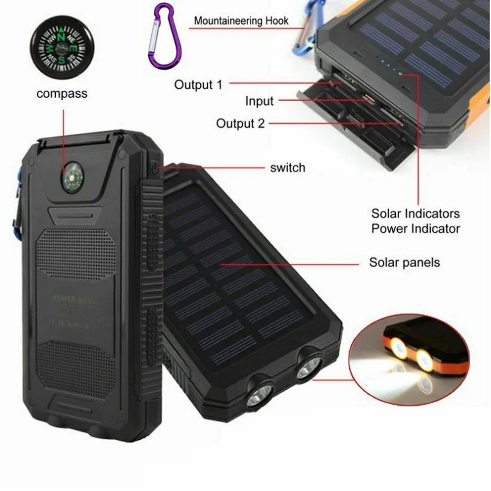 Solar Power Bank 200000mAh Por - Xiaomi Outdoor Power Supply ulasan dan harga
