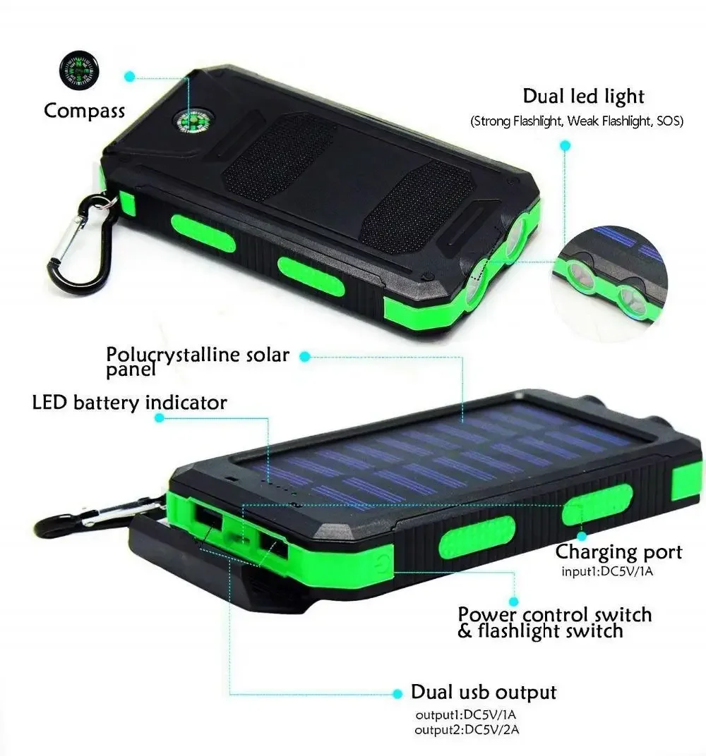 Solar Power Bank 200000mAh Por - Xiaomi Outdoor Power Supply ulasan dan harga