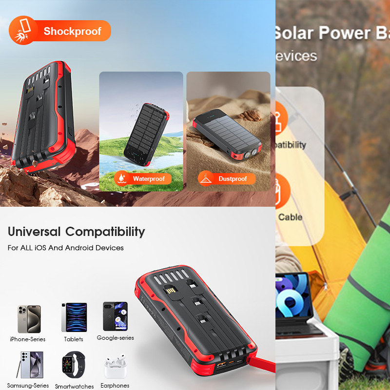 40000mAh Solar Power Bank Wate - Xiaomi Outdoor Power Supply ulasan dan harga