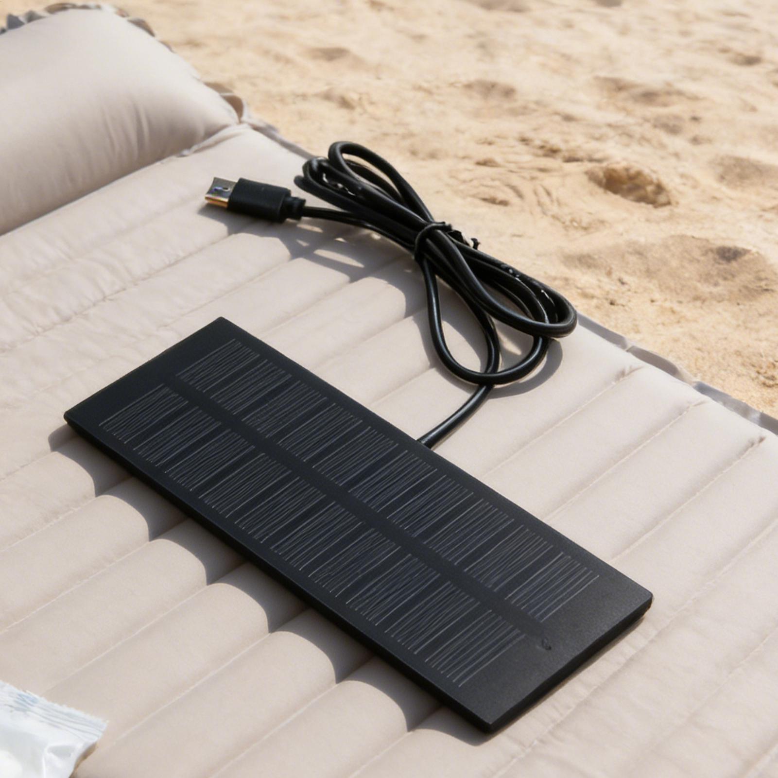 5V 3.7-5W Portable Solar Panel - Outdoor Usb Power Bank ulasan dan harga