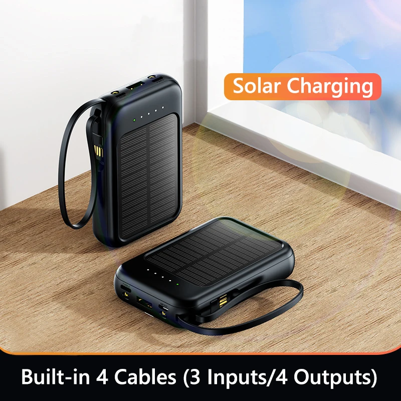 50000mAh Solar Power Bank Buil - Outdoor Usb Power Bank ulasan dan harga