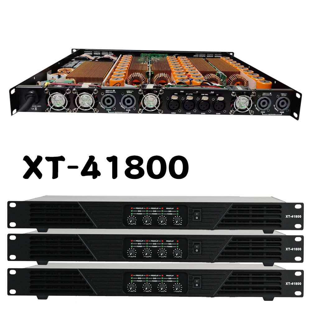 Paulkitson XT41800 4X1800W 8OH - Outdoor Power Amplifier ulasan dan harga