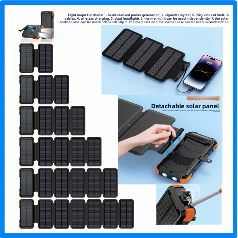 Hand Crank Solar Power Bank 20 - Xiaomi Outdoor Power Supply ulasan dan harga