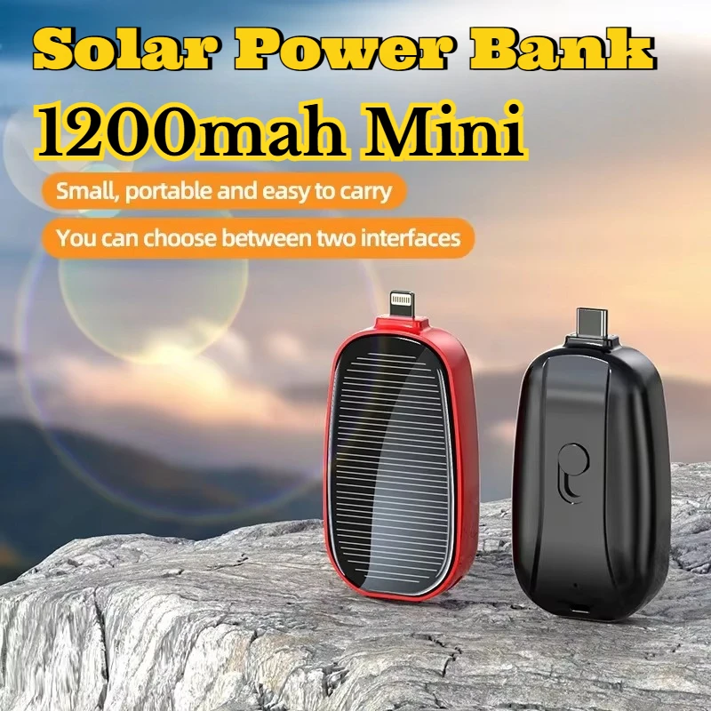 1200mAh Solar Mini Power Bank  - Xiaomi Outdoor Power Supply ulasan dan harga