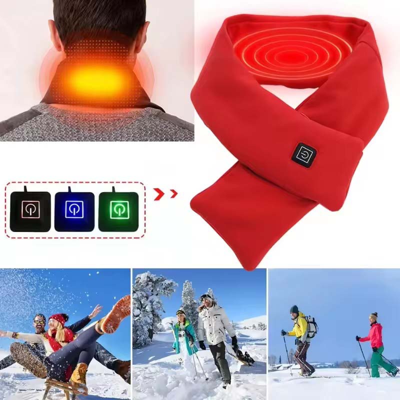 USB Women Men Heating Scarf Te - Outdoor Usb Power Bank ulasan dan harga