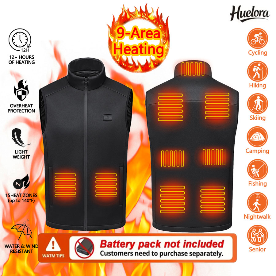 Winter Heating Vest 9 Area Sta - Outdoor Powerbank ulasan dan harga