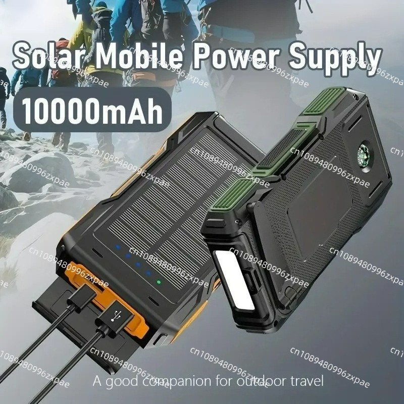 Solar Power Bank 10000mAh Hand - Outdoor Powerbank ulasan dan harga