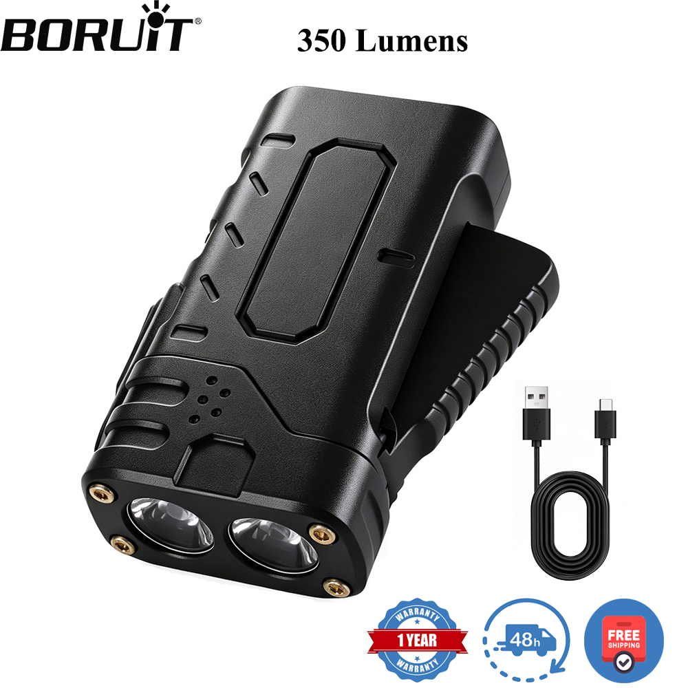 BORUIiT Hand Crank EDC LED Fla - Outdoor Power Supply ulasan dan harga