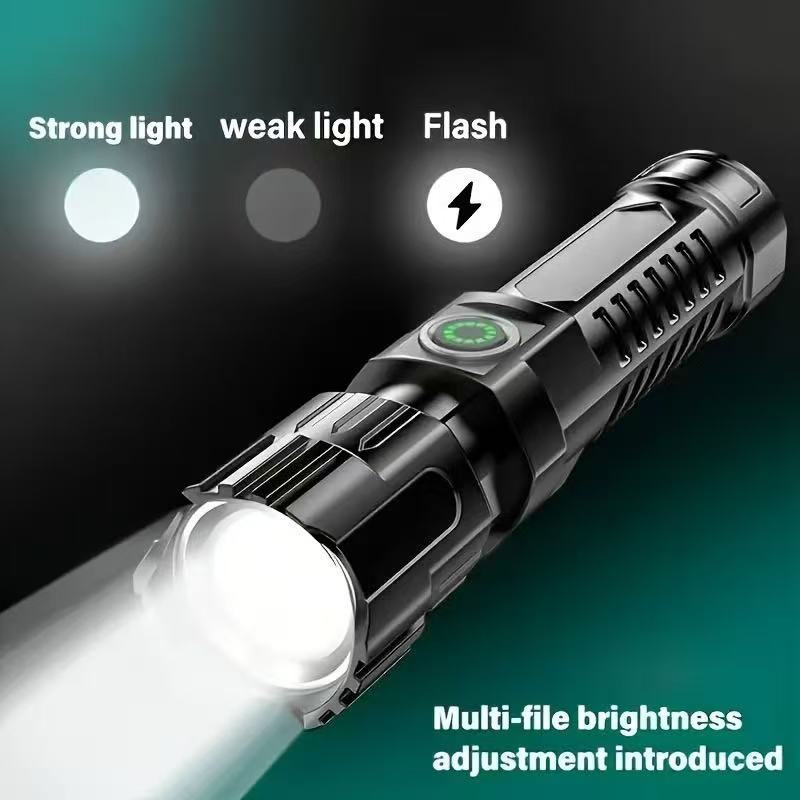 New High-power Led Flashlight  - Outdoor Power Supply ulasan dan harga