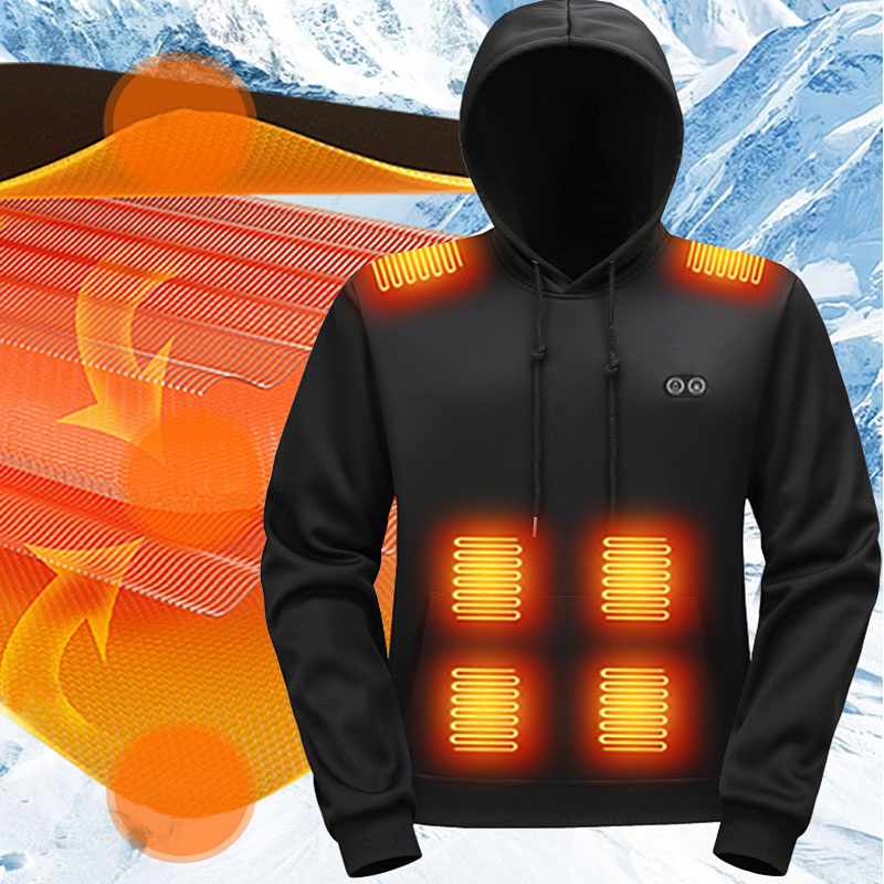 17 Zone Heating Hoodie Sweatsh - Outdoor Powerbank ulasan dan harga