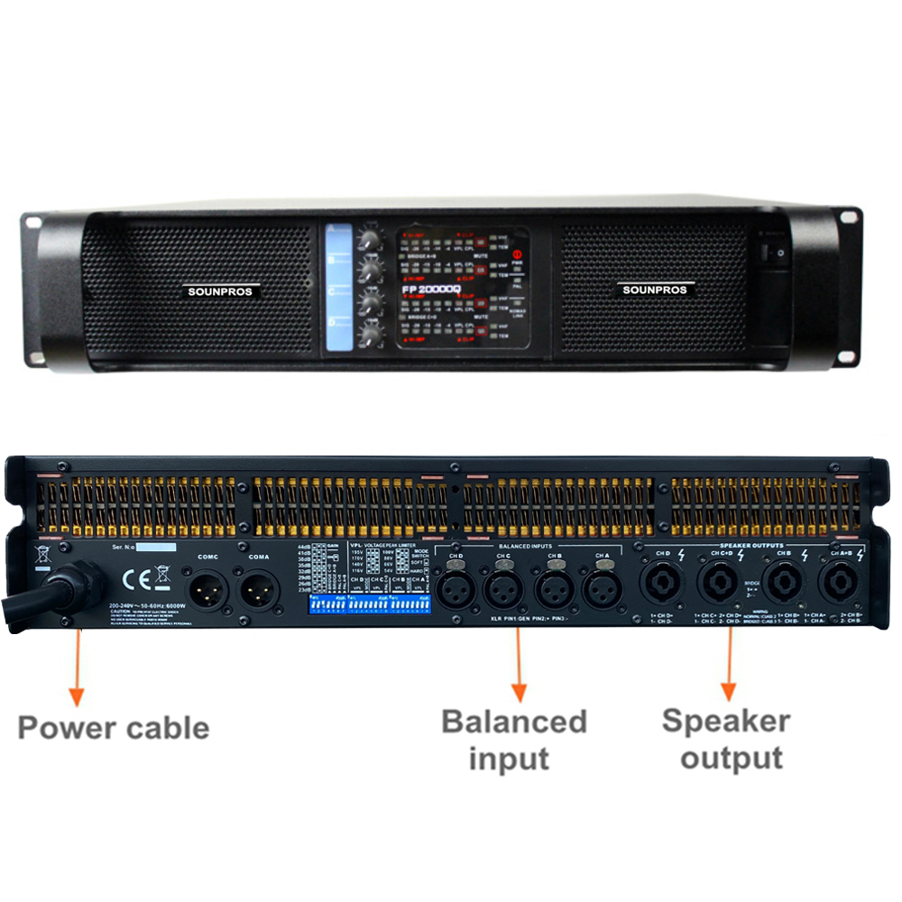 4 Channels Class-D Digital Pow - Outdoor Power Amplifier ulasan dan harga