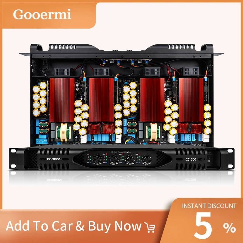 Gooermi DE2300 1U 4-Channel Di - Outdoor Power Amplifier ulasan dan harga