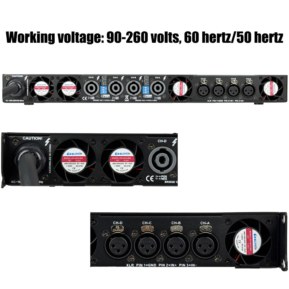 Paulkitson PD43000 4x3000W 8Ω  - Outdoor Power Amplifier ulasan dan harga