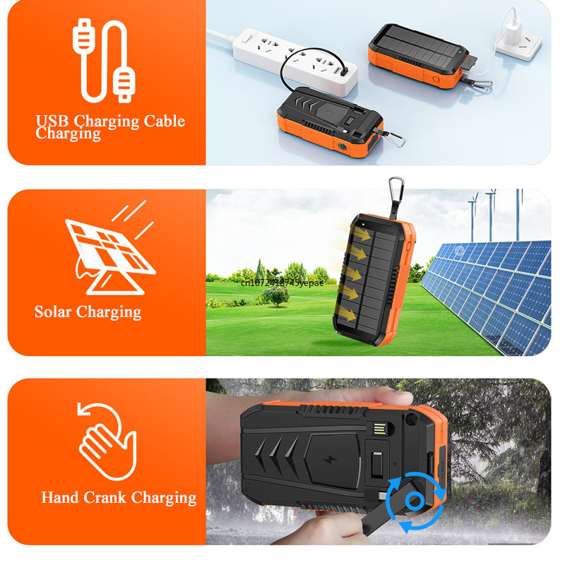 40000mAh Hand Crank Solar Powe - Xiaomi Outdoor Power Supply ulasan dan harga