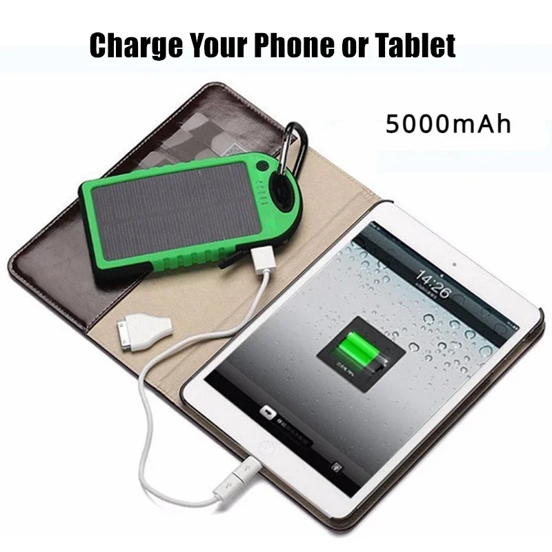 5000mAh New Solar Power Bank L - Xiaomi Outdoor Power Supply ulasan dan harga